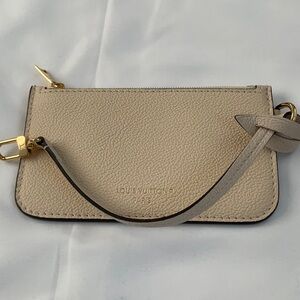 Louis Vuitton Mini Pouch with dog leash brand new Leather